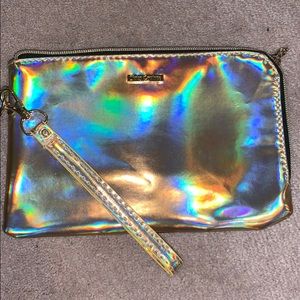 irridescant juicy couture wristlet!